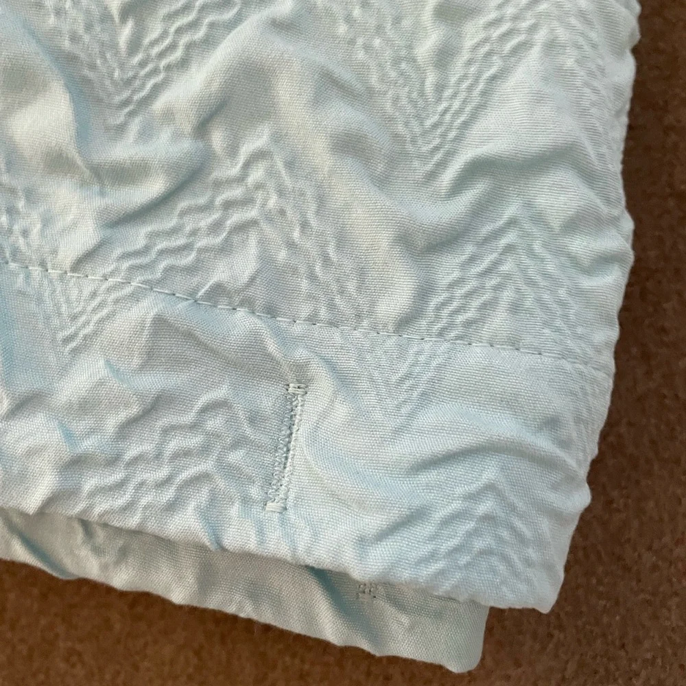 Aqua shower curtain